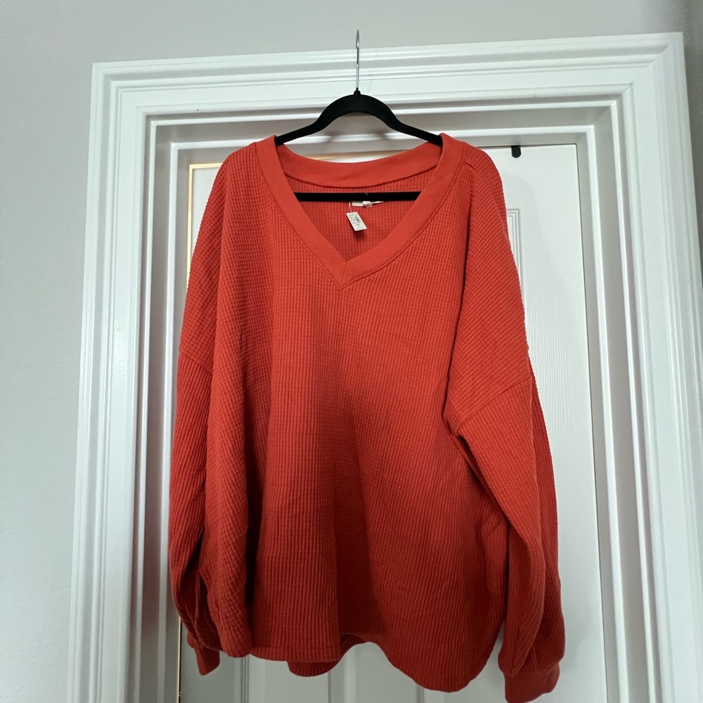 Madewell waffle knit long sleeve